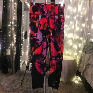 Floral Athleta Leggings